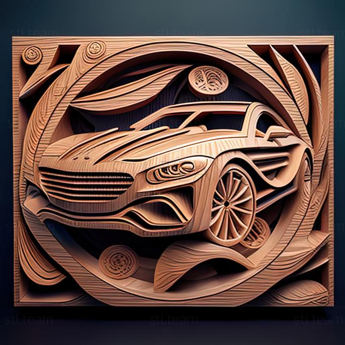 3D модель Mercedes Benz Vision CLS (STL)